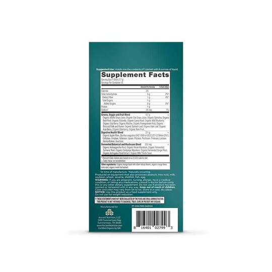 Organic Super Greens, ANN